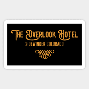 The Overlook Hotel - Sidewinder Colorado - vintage logo Magnet